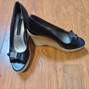 Steve Madden peep toe Esptidells leather upper